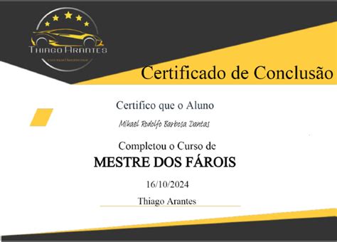 Mestre Dos Farois - Certificado de Mestre Dos Farois-Signed | PDF