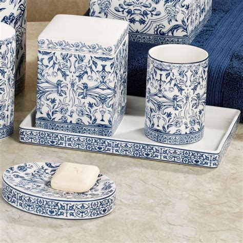 Orsay Blue Toile Porcelain Bath Accessories In 2020 Home Decor Decor