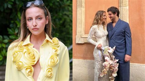 Carla Ginola la fille de David Ginola sest mariée sa robe atypique