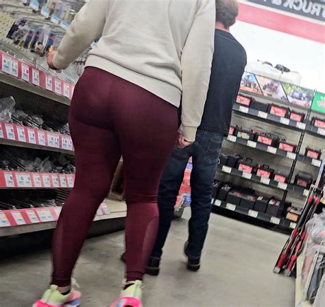 Pawg Milf In Red Leggings With Vpl Pics Spandex Leggings Yoga Pants Forum