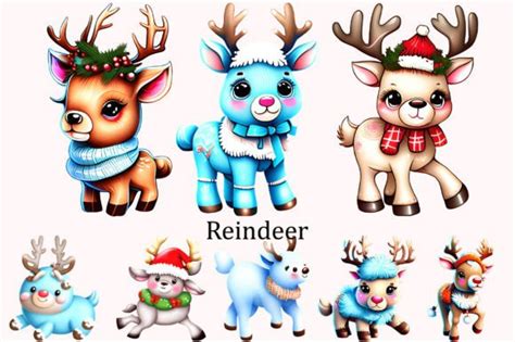 Reindeer Graphic By Colourful Creative Fabrica