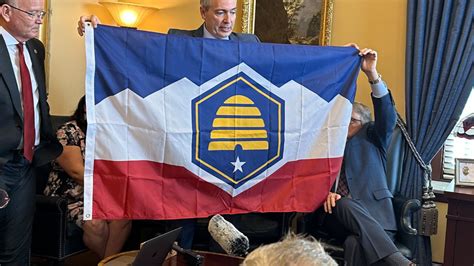 New Utah State Flag Becomes Official As Cox Signs Bill Executive Order