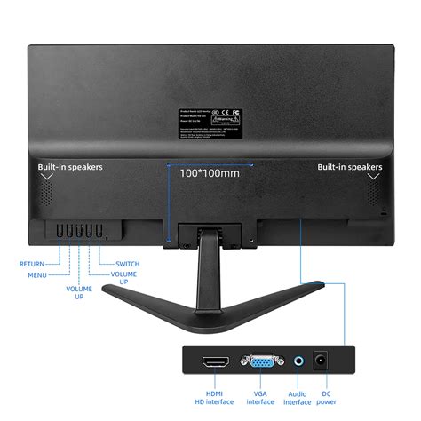 Buy Kenowa Inch Ultra Slim Hz P Lcd Computer Monitor Cd