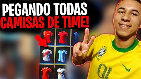 Free Fire Ao Vivopegando Todas As Camisas De Time Solo Ranked K