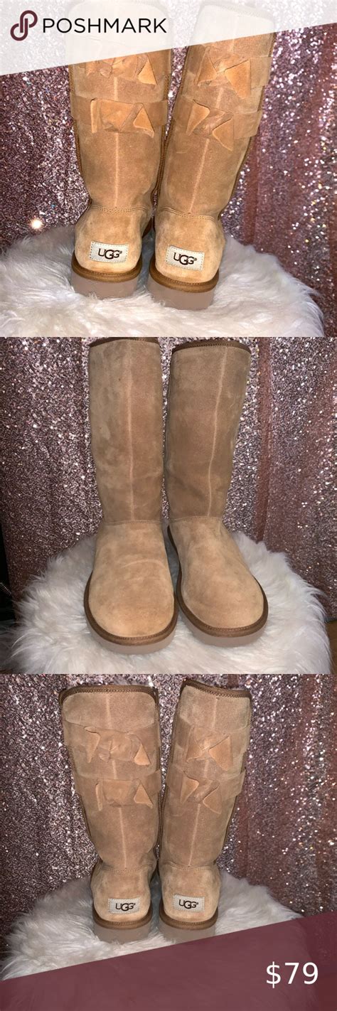 Ugg Tall Tan Boots Size 8 Tall Tan Boots Tall Uggs Tan Boots