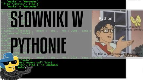 Czym S S Owniki Python Odc Z Serii Podstaw Pythona Youtube