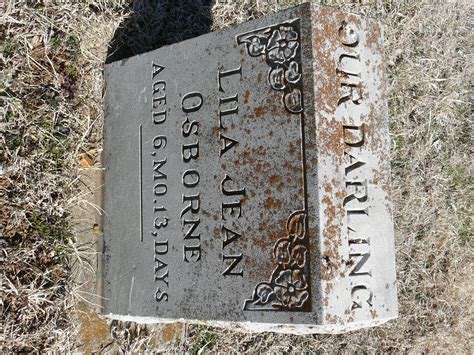 Lila Jean Osborne Find A Grave Memorial