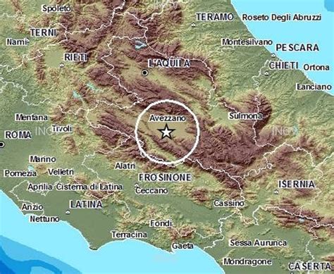 Scossa Di Terremoto Tra Lazio E Abruzzo Avvertita Anche In Provincia Di