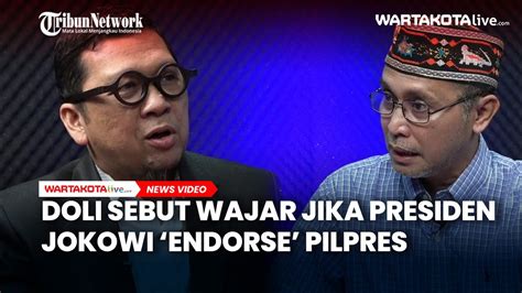 Golkar Anggap Wajar Kalau Jokowi Endorse Pilpres YouTube