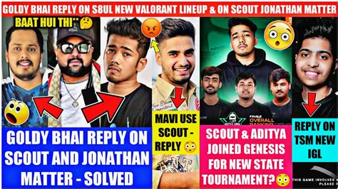 Scout Joined Genesis😮 Goldy Bhai On Scout And Godl Matter S8ul Valo