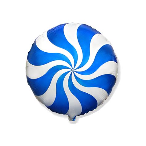 Folienballon Rund Candy Blau Ballon Discount Schlösser