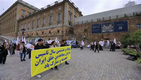 جشن پنجاه‌و‌هشتمین سال تأسیس سازمان مجاهدین خلق ایران در استکهلم سوئد