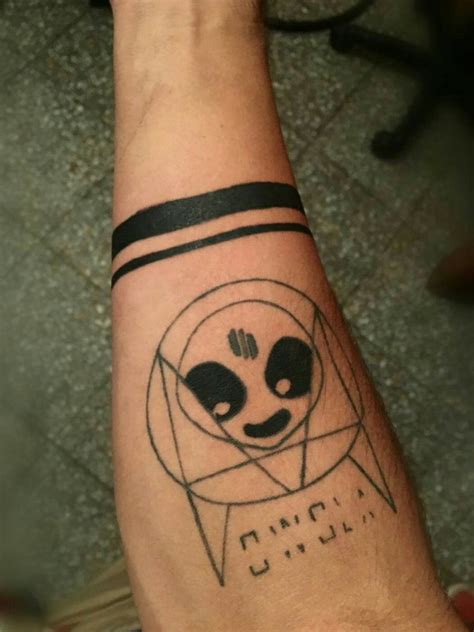 Tattoo Uploaded By Sony Moore • Skrillex Alien Recess Owsla • Tattoodo