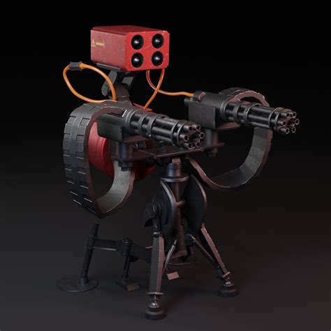 Artstation Tf2 Sentry Gun