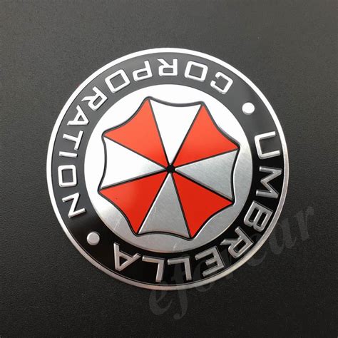 Resident Evil Umbrella Corporation Emblems Fender Badge Car Truck Decal