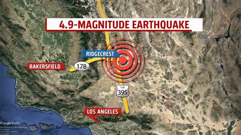 4 9 Magnitude Earthquake Shakes Socal Friday Days After Series Of Quakes Youtube