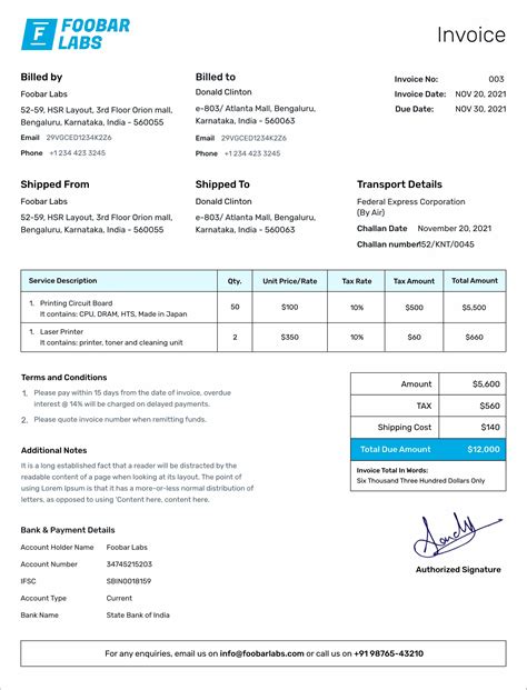 Free Proforma Invoice Templates Customize Email PDF