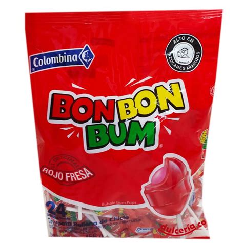 Bon Bon Bum Rojo Fresa X Dulcer A Co