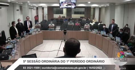 Vereadores De Sousa Votam A Favor De Parecer Do Tce Pb Que Reprovou As