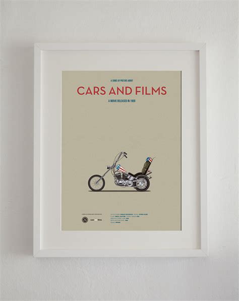 Easy Rider Motorcycle Poster Art Print A3 Cars and Films | Etsy