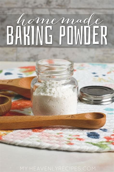 Homemade Baking Powder (Substitute Recipe) - My Heavenly Recipes