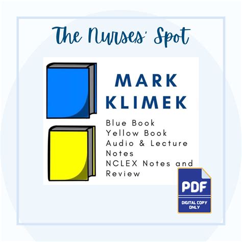 Mark Klimek Yellow Book Blue Book Audio And Lectures Nclex Review