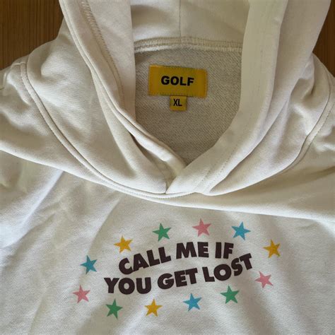 Golf Wang Call Me If You Get Lost Hoodie Cream Depop