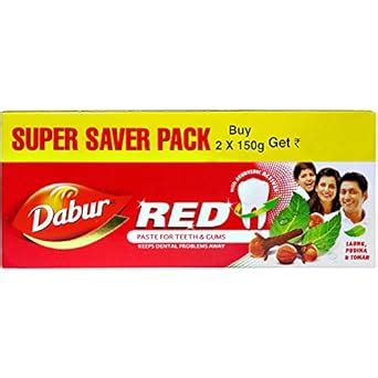 Buy Dabur Red Toothpaste Laung Pudina And Tomar G Carton Online