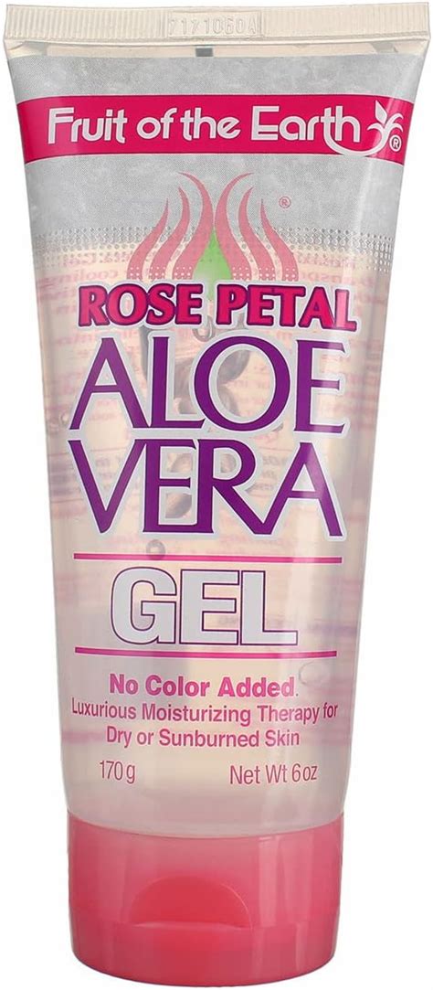 Amazon Fruit Of The Earth Aloe Vera 100 Gel Rose Petal 6 Oz