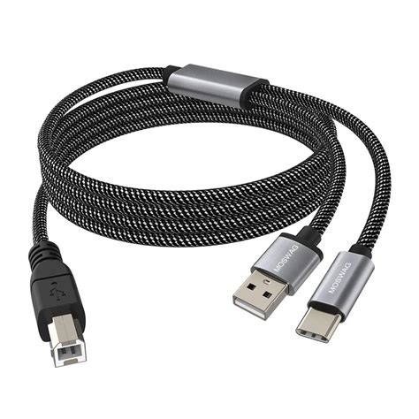 Buy Moswag 2in1 Usb C To Usb B Printer Cable 5feet15m With Usb