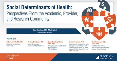 Webinar Social Determinants Of Health Perspectives From The Academic