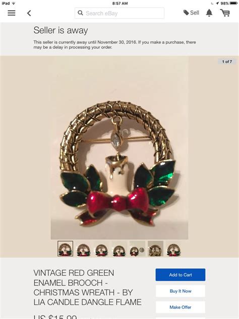 Pin By Marva Tarara On Vintage Christmas Pins Christmas Jewelry