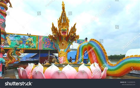 Chachoengsao Thailand July 222018 King Nagas Stock Photo 1142395976