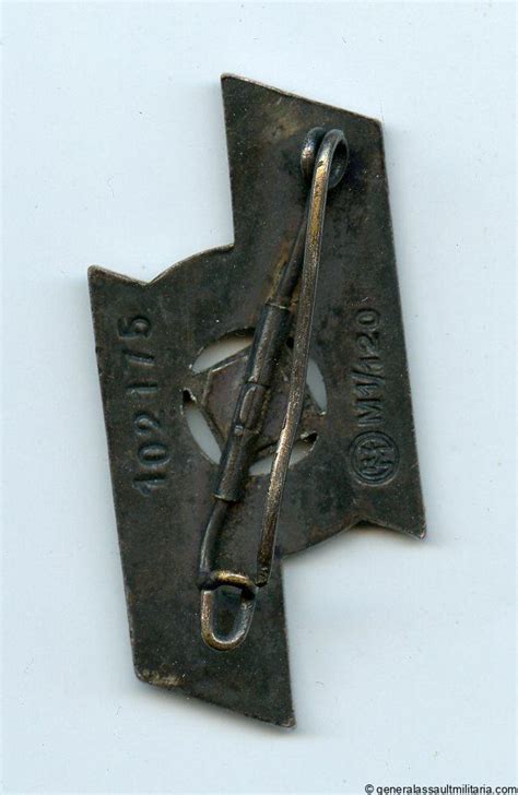 DJ proficiency badge in silver RZM M1 120 Wilhelm Deumer Lüdenscheid