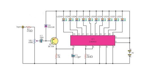 Circuit Diagram For Music Rhythm Led