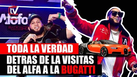 EL ALFA EL JEFE FIRMA CONTRATO MILLONARIO CON LA BUGATTI TODA LA