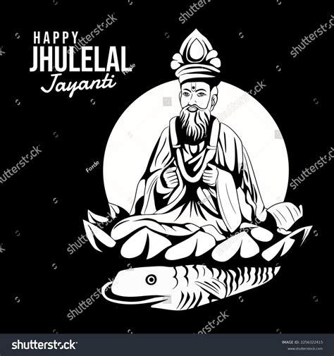 Lord Cheti Chand Jhulelal Jayanti Stock Vector (Royalty Free ...