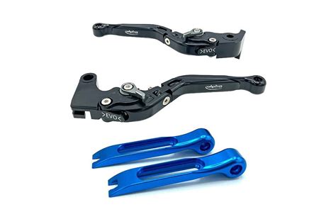 Bremshebel Kupplungshebel Set EVO schwarz blau für Ducati Monster 1200S