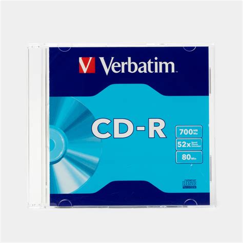 Cd R Verbatim De 52x 700 Mb Y 80 Min