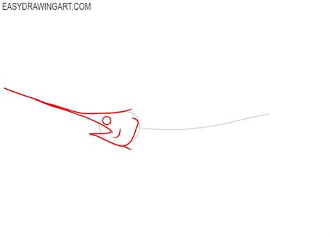 How to Draw a Swordfish - Easy Drawing Art