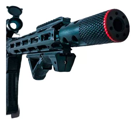 Supressor Silenciador Airsoft Ares Octarms Aeg Km15 11cm Cw