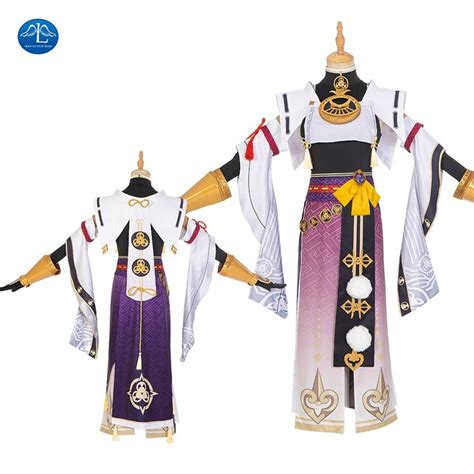 149 0US Manluyunxiao Game Genshin Impact Cosplay Kujo Sara Costume