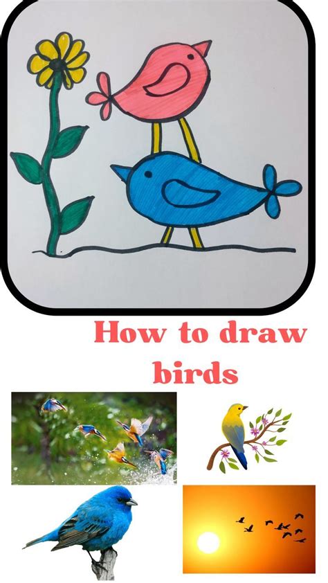 Hi, everyone. here, how to draw birds in simple . And also added ...