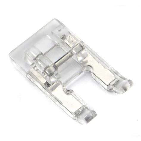 Dreamstitch 5mm Clear Open Toe Satin Stitch Presser Foot For All Low Shank Snap On Singer