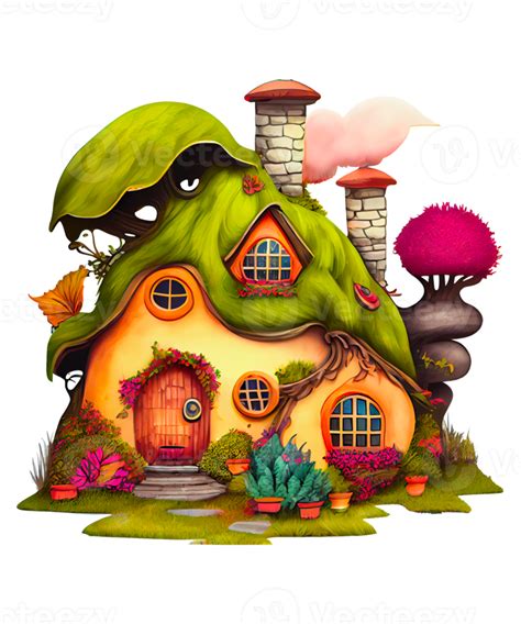 Free Fairy Houses Watercolor 22583582 Png With Transparent Background