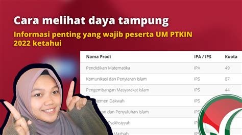 Cara Melihat Daya Tampung UMPTKIN Dan Informasi Penting Seputar UMPTKIN