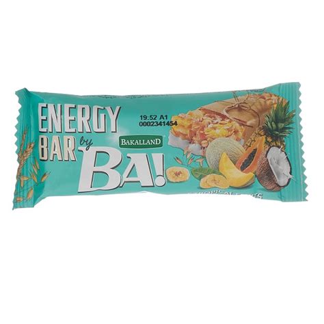 انرژی بار غلات 5 میوه استوایی باکالند 40 گرم Bakalland Ba Energy Bar 5