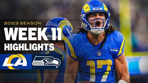 Highlights Rams Top Plays Vs Seahawks In Week Puka Nacua S Td