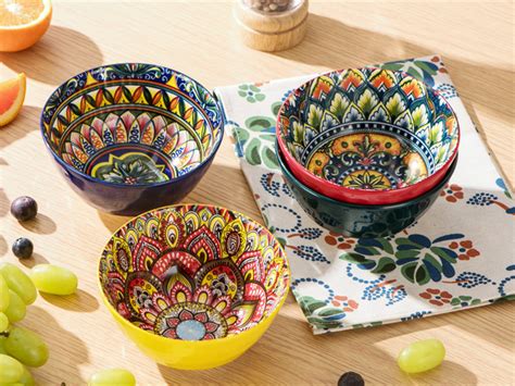 Henten Home Cereal Bowls Set Of Soup Deep Bowls For Breakfast Oz