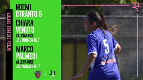 INTERVISTE POST PARTITA Cosenza Calcio Vs JSL Women YouTube